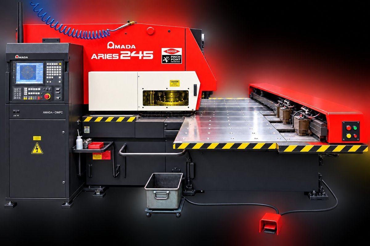 Amada ARIES-245 CNC turret punch press
