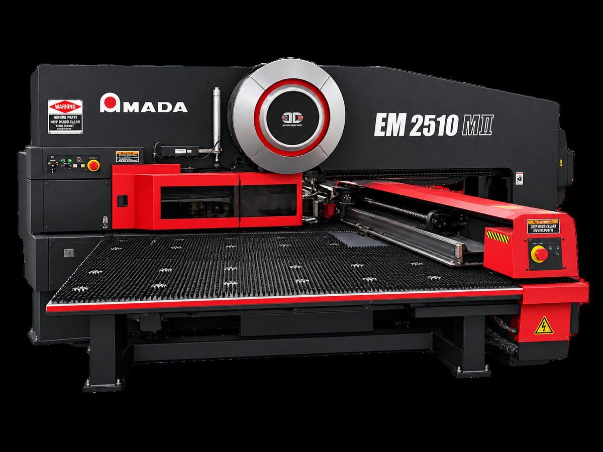 Amada EM-2510 MII CNC turret punch press
