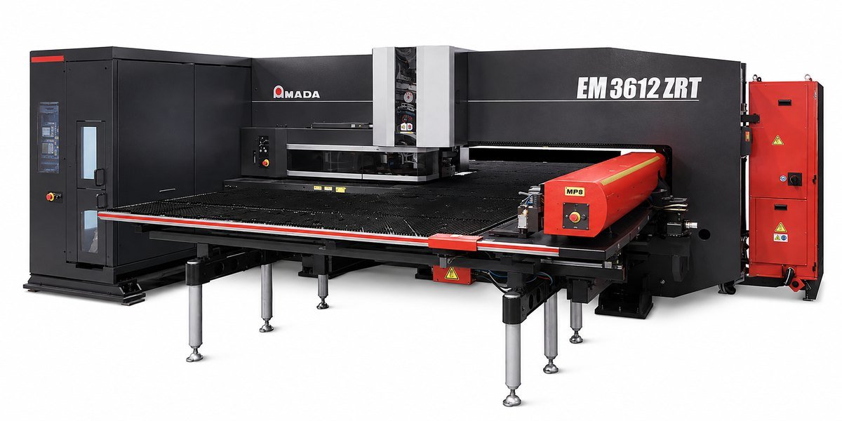 Amada EM 3612 ZRTe CNC turret punch press