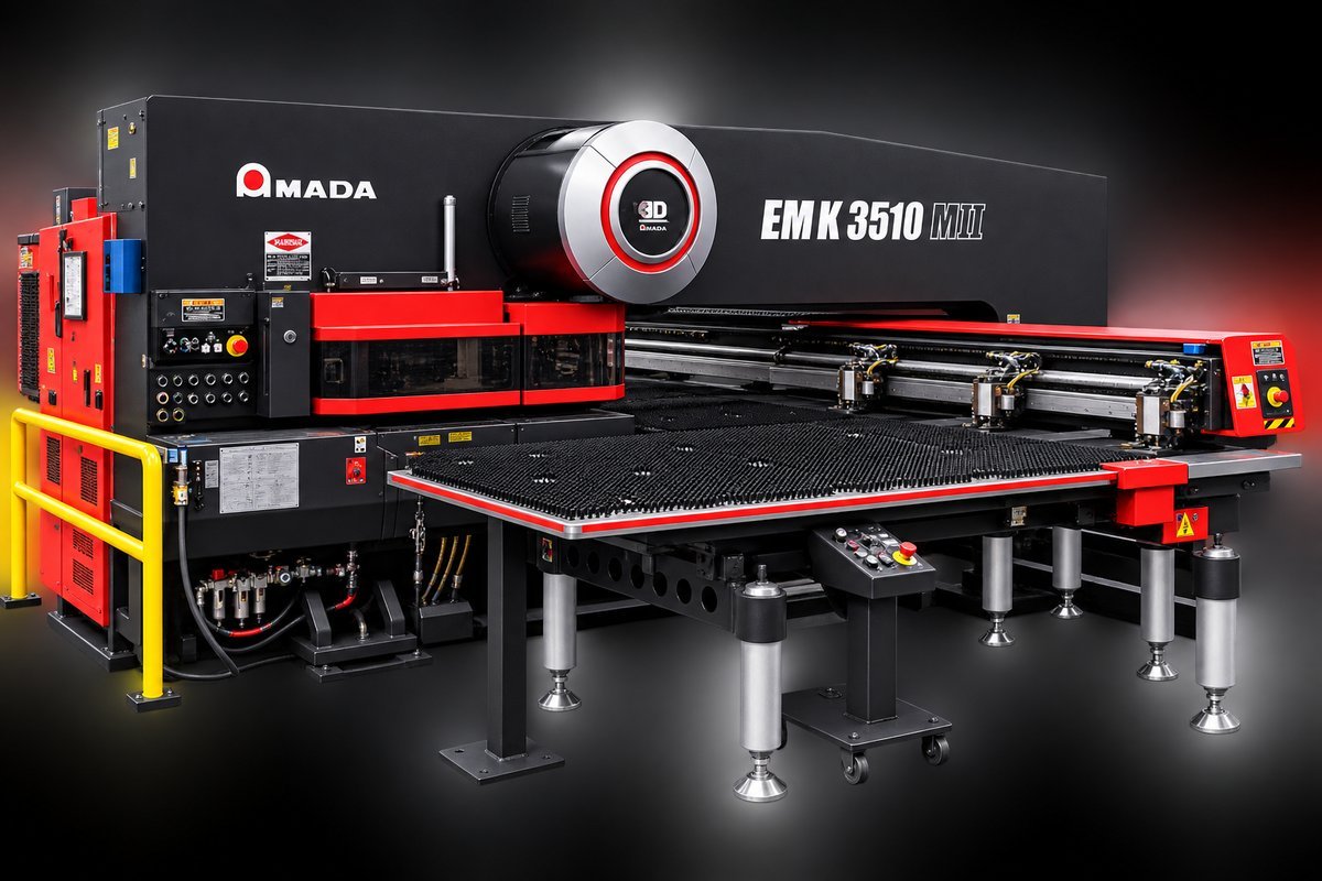 Amada EMK-3510 M2 CNC turret punch press