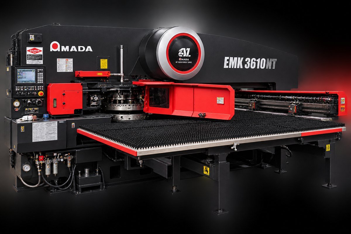 Amada EMK-3610NT CNC turret punch press