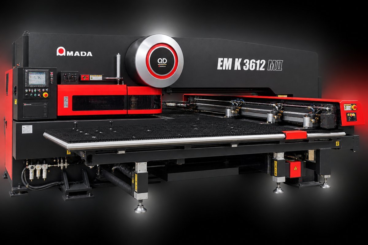 Amada EMK-3612 M2 CNC turret punch press