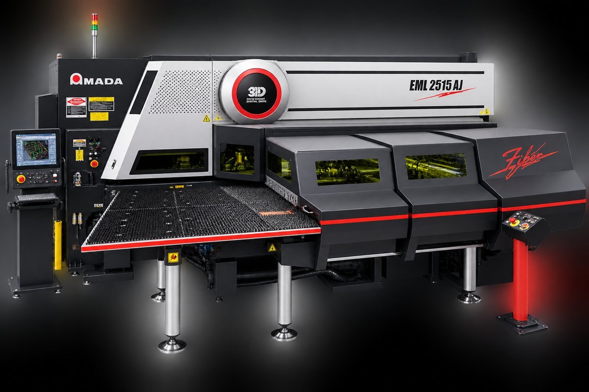 Amada EML-2515 AJ CNC turret punch press